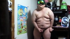 Young Asian Chub jerking