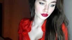 Hottest brunette solo webcam masturbation 2