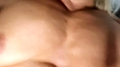 Cummy amateur pussy close up