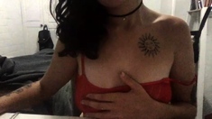 Close up amateur masturbating solo