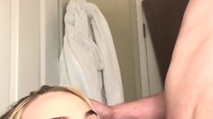 Blonde teen fucked doggystyle