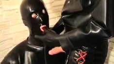Rubber Blowjob Fun