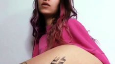 Sexy hottie Anetta Keys enjoys a solo toy masturbation