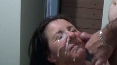 Cum-Covered MILF Loves Big Facials