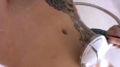 Amateur blondie solo anal masturbation