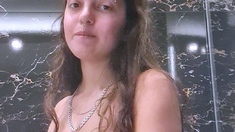 Horny amateur web cam teen girl takes a toy deep inside