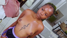 Casting of fresh black teen from Africa