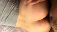 Brunette mia bangg ass toyed before hardcore anal