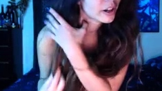 Horny Webcam Babe Solo Masturbation