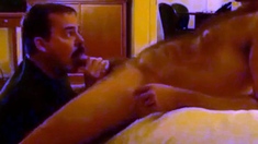 Amateur Big Cock Blowjob and Intense Cum