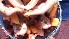 Amateur Foot Fetish Girlfriend Sucks and gives a Footjob