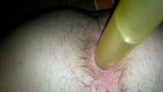 Long Toy Deep Anal Gaping Close Up