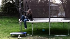 Amber: Outdoor Trampoline