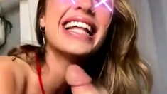 Pale And Chubby Brunette Milf Sucks And Tit Fucks A Big Cock