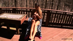 Arschgefickte Jungstuten Anal Outdoors Public Redhead