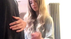 Amateur latina sucking big cock