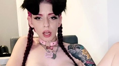 Hottest brunette solo webcam masturbation 2