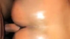 Spreading amateur ass wide POV