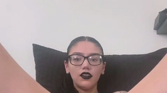 teen goth slut shows off her nude body and feet | emilyanneb
