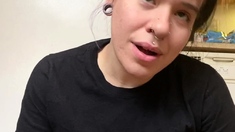 Amateur blondie solo anal masturbation