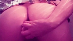 Solo toy masturbation with lonely girl