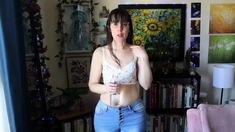 Webcam brunette solo masturbation