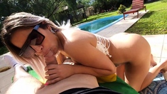 ANAL CREAMPIE FOR MY SISTER-IN-LAW'S BIG ASS, WITH A VIEW