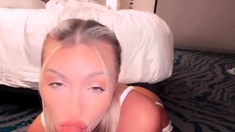 Therealbrittfit White Lingerie Hot Sex