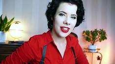 Madame Juliette After Class Spank Me Teacher Leather Gloves