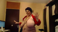 bbw granny dance