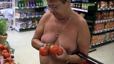 Shopping naked