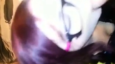 Girlfriend With Big Boobs Gives Blowjob