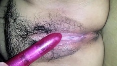 Girl and a vibrator