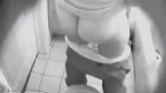 NOT My sister fingering in toilet caught by hidden cam