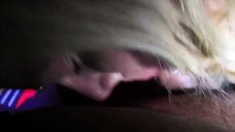 Gloryhole nasty Blowjob by Sissy Crossdresser cumshot