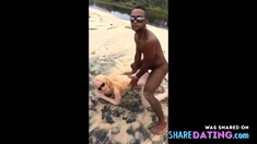 Threesome On The Beach