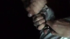 Sucking a hot young man in a cruising cinema