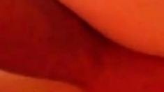 Hot Girl cums hard as fuck with Hitachi while fucking