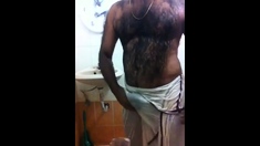 Str8 Indian Daddy Shower Time